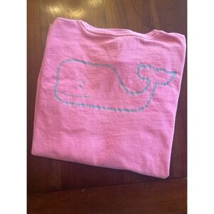 Vineyard Vines‎ Women's Long Sleeve Vintage Whale Graphic Tee in Bright Pink XS